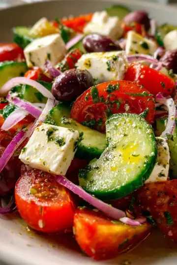 Authentic Mediterranean Greek Salad