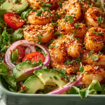 Juicy Bang Bang Shrimp Salad