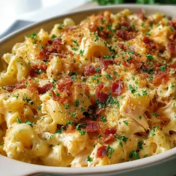 Easy Crack Chicken Mac and Cheese
